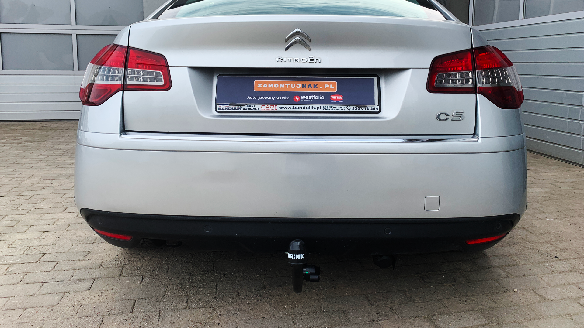 Citroen c5 - montaż haka BRINK